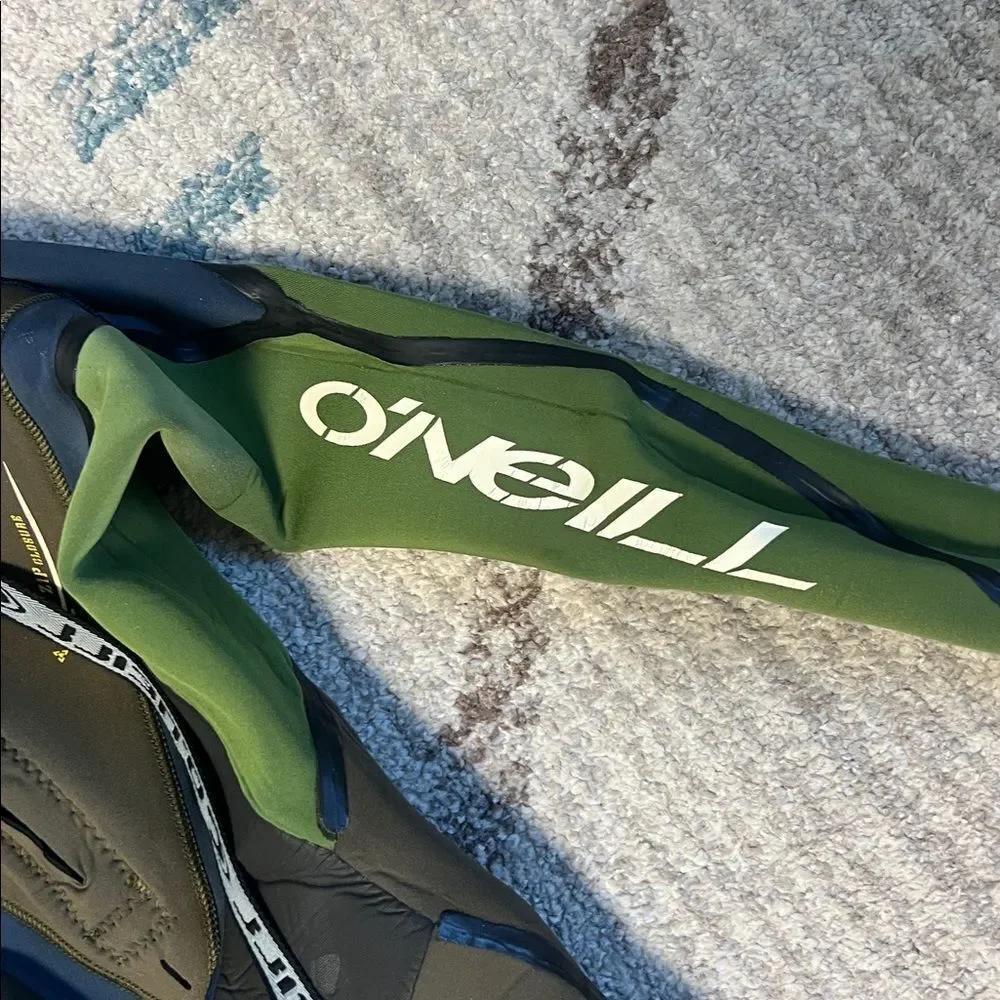 O’Neill Black Wetsuit Green Blue Gray Size 10